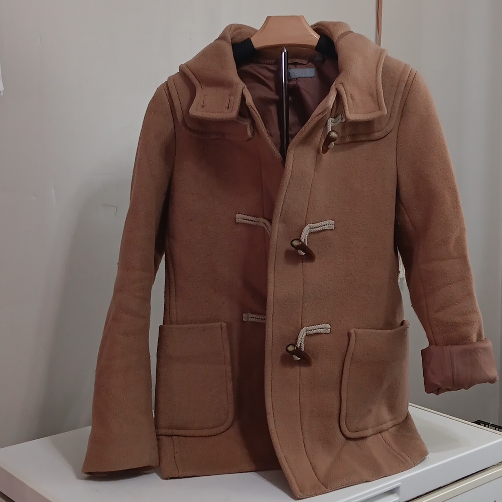 PRE-OWNED UNIQLO WOOL BLEND COAT SIZE XS